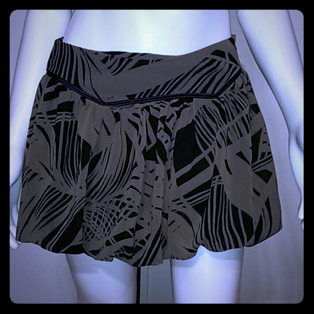 ARMANI EXCHANGE Silk Bubble Peplum / (0P)